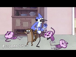 Regular Show - Mordecai And Rigby Punch A Huggstable | Sleep Fighter