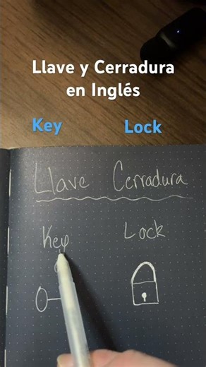 Llave y Cerradura en Inglés | Aprende a decir ‘Key’ y ‘Lock’ #esl #aprenderinglés