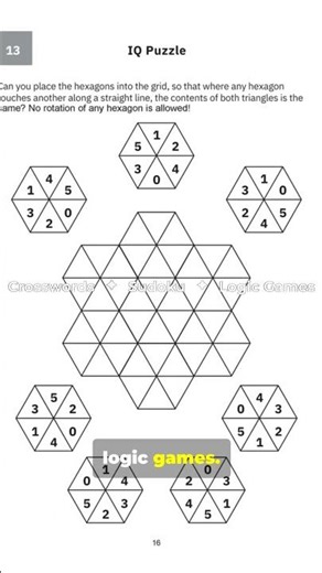 Puzzle Book: Logic Games, Word Search, Crossword, Sudoku Vol 1.0