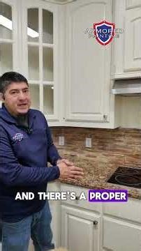 ✨ Degreasing the cabinets is one of the most important steps before painting, it helps the paint