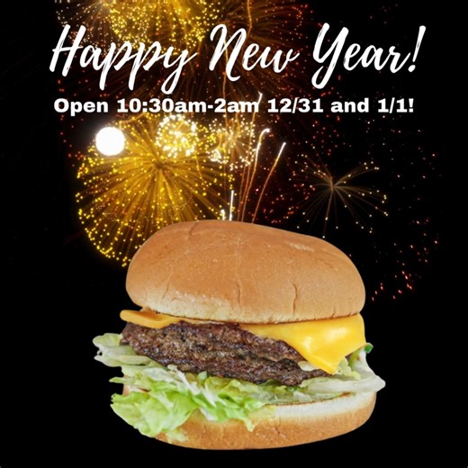 26K views · 990 reactions | Ringing in the New Year the Dick's Drive-In way! Here's to a fresh start and more delicious memories in 2025! ✨ | Dick's Drive In Restaurant | Facebook