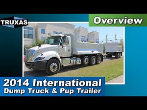 Overview: 2014 International Dump Truck and Pup Trailer