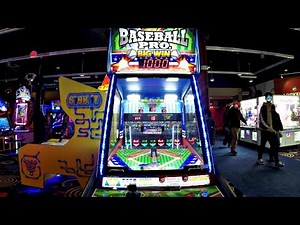 BIG Arcade Jackpot Win Playing Baseball Pro Game! 大当たり