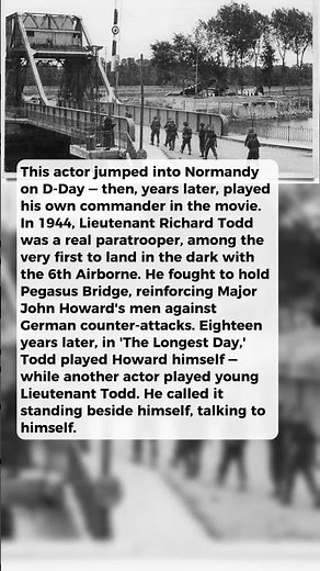 This Actor Parachuted Into D-Day — Then Filmed It #short #history #ww2