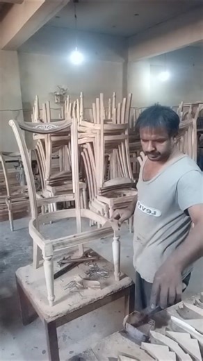 chair🪑 making🔥#wood #woodwork #woodworking