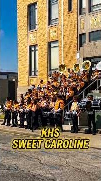 You won't believe this High School Band's Sweet Caroline
