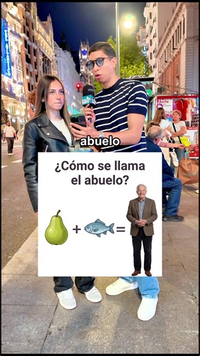 Adivina el nombre del abuelo con pera y pez