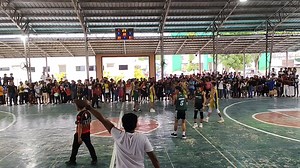 37K views · 360 reactions | What a crucial game between Magsaysay North (Barayong NHS) VS Magsaysay South (Magsaysay Academy). The score was tied with 2 minutes remaining but the momentum was at Magsaysay North defeating its rival, 95-89. Congrats and you will be going to the Provincial Meet. | LGU Magsaysay | Facebook