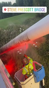 4.1K views · 76 reactions | The deep clean started on the Steve Prescott Bridge last night識 Isn’t it looking good?! #StHelensTogether | St Helens Borough Council | Facebook