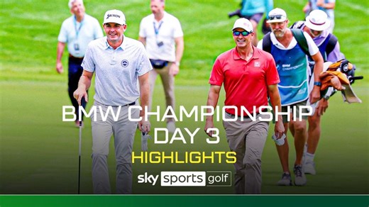 BMW Championship: Keegan Bradley birdies 18th to lead BMW Championship ahead of Adam Scott