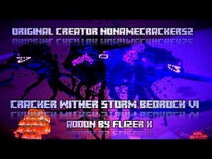 Cracker's Wither Storm ported in bedrock edition addon by ‪@flizerx‬ for MCPE/MCBE addon showcase!