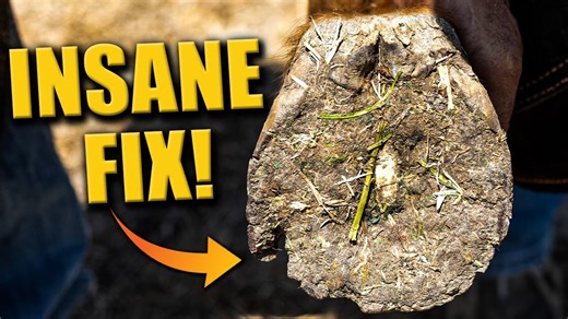 Impressive hoof repair! 🧲