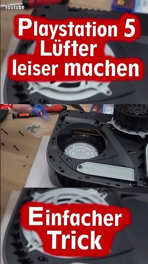 Sony Playstation 5 Lüfter leiser machen - PS5 Anleitung #ps5 #sonyps5