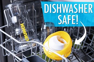 The CrunchCup: Portable cereal and milk tumbler.