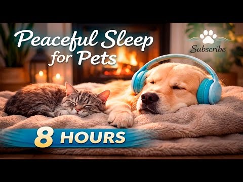 8 HOURS Rainy Day for Pets Calming Music for Dogs & Cats | Deep Separation Anxiety Relief & Sleep