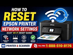 How to Reset Epson Printer Network Settings | Fix Wi-Fi Connection Issues (2026 Guide)