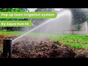 How to install automated pop up lawn irrigation system step by step