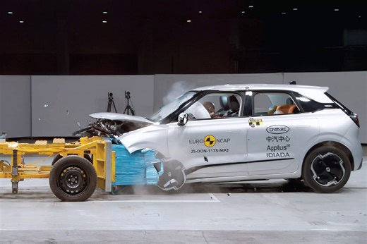 European crash test of Chinese EV reveals safety concerns
