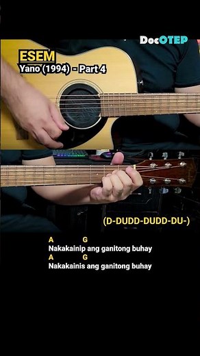 Esem - Yano (1994) Easy Guitar Chords Tutorial with Lyrics Part 4 SHORTS REELS