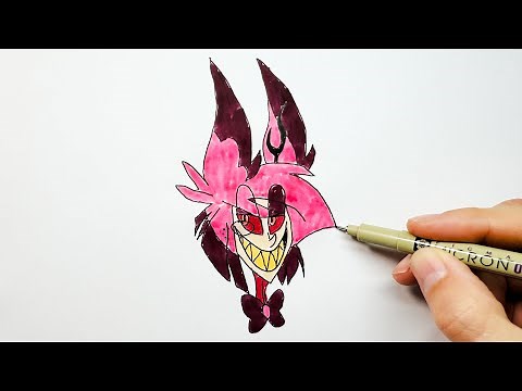 How to Draw Alastor From Hazbin Hotel