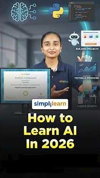 How To Learn AI | How To Start Learning Artificial Intelligence | AI Roadmap | #Shorts #Simplilearn