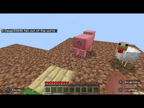 Minecraft one block sky block Parts 1-5