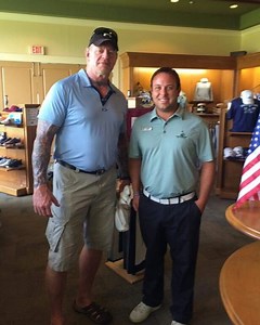 This Week in Questionable Golf Attire: The Undertaker's cargo shorts and sandals