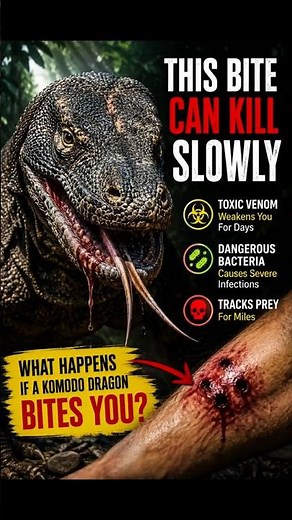 What Happens If A Komodo Dragon Bites You?