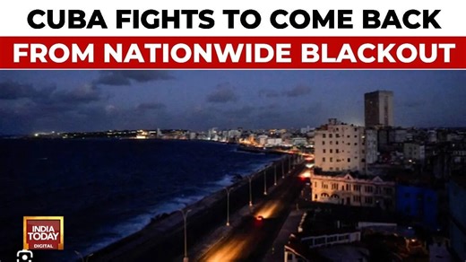 Protests erupt in Cuba following major blackout amid energy crisis