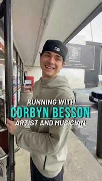 Running with Corbyn Besson for a slurpee! #corbynbesson #katemackz