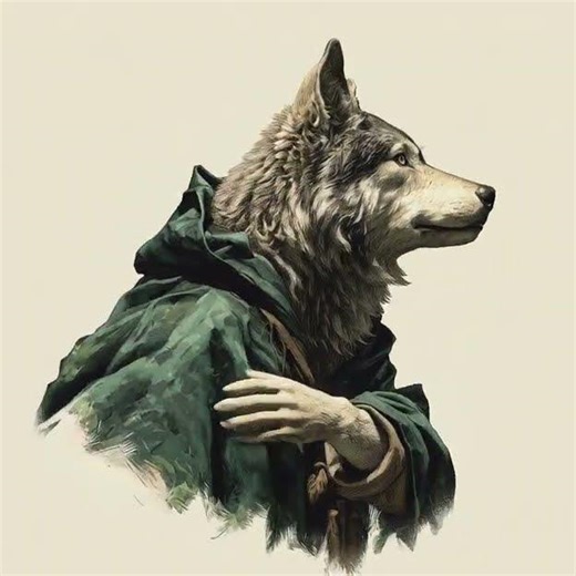 hellow wolves #furry #ai #animation