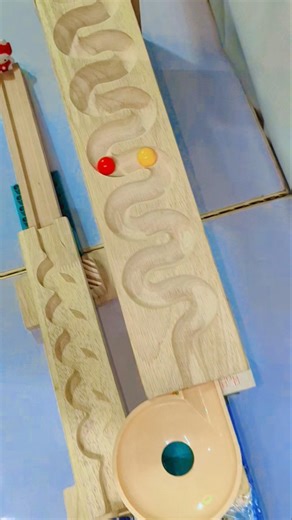 Marble Run ASMR #HABA Wave Slope #marblerun #ASMR #relaxingsound