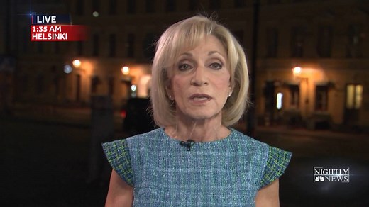 46K views · 236 reactions | WATCH: NBC News' Andrea Mitchell reports from Helsinki. She talks with Lester Holt about what to expect during the Trump-Putin summit. | NBC Nightly News with Tom Llamas | Facebook