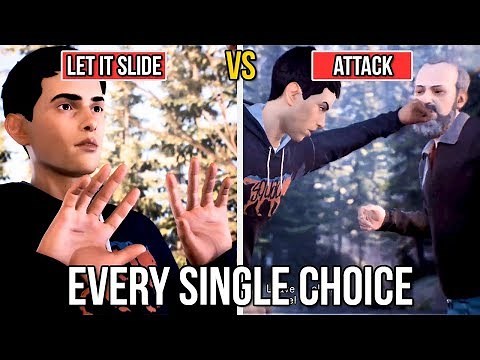 Stealing and Attacking Hank Vs Escaping - All Choices - Life Is Strange 2 All Choices (EPISODE 1)