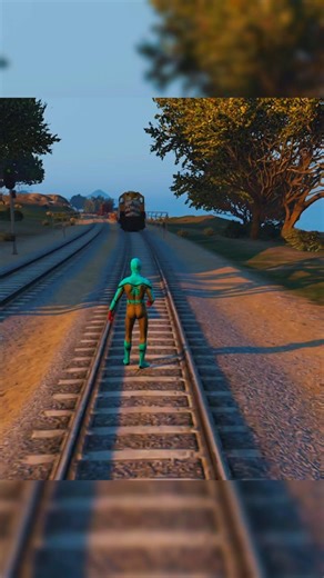 One Car VS Tree car 🥶😈 #gta #gtav #fypシ゚viral #beamngdrive #gaming #gtaonline #spiderman #gta5