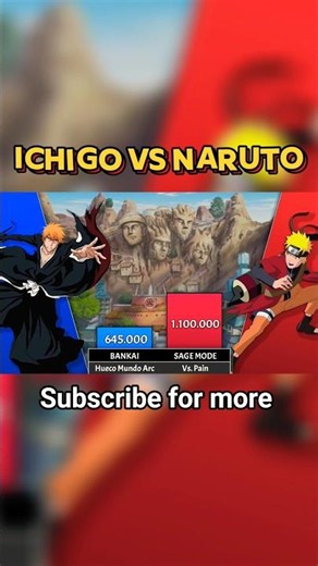 ICHIGO vs NARUTO 🔥 #naruto #bleach
