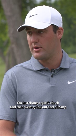 Scottie Scheffler discusses the difference between practicing putting at home and before tournament rounds. ⬇️ | Golf Digest