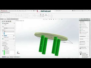 Solidworks Tutorial - Multi body Part