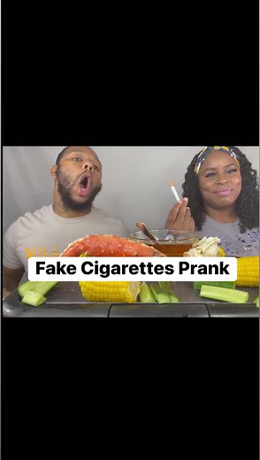 7.7K views · 64 reactions | Fake Cigarette Prank! #prank #reelsfacebook #couplesgoals | Will & Jae Eats | Facebook