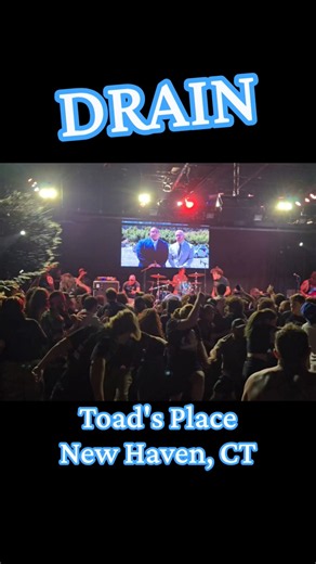 Drain live at Toad's Place! #drain #hardcore #punk #shorts #toads