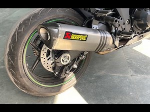 Ninja 1000sx Akrapovic Titanium Exhaust Baffle/ DB killer removal - full process in 4K