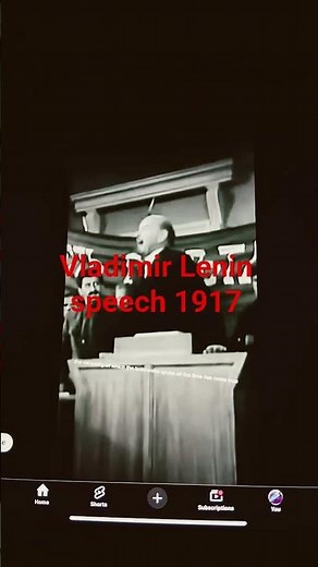 Vladimir Lenin speech 1917