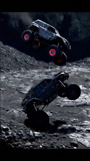 Epic Monster Truck Stunts on Lunar Terrain! 🚀