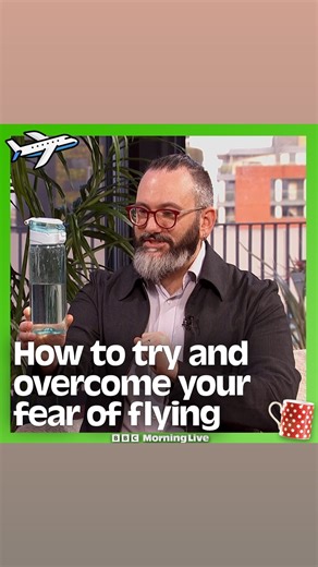 BBC Morning Live on Instagram: "✈️ Here’s how to try and overcome a fear of flying, with anxiety expert Howard Cooper. For more hacks, watch on BBC iPlayer. #Anxiety"