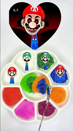 Princess Peach Chooses the Right Slime! 🍑💖 Mario vs Luigi vs Bowser | Satisfying #shorts