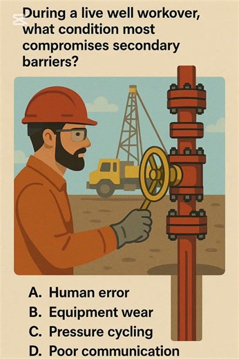 What Compromises Safety During Live Workovers?Q86#WellControl #BarrierIntegrity