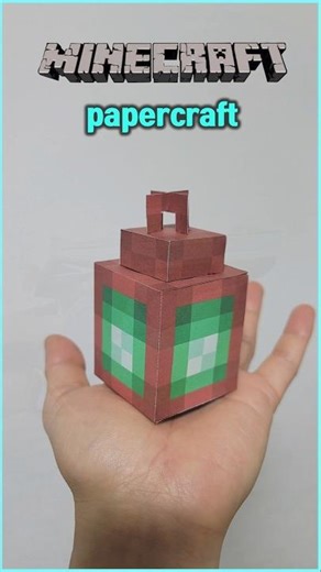 How to Make Minecraft with Paper Origami