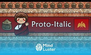 Mind Luster - Learn The Sound of the Proto Italic language Numbers Vocabulary Sample Text
