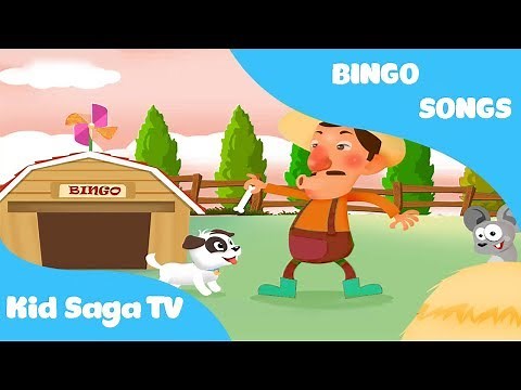 Bingo Song 4K | Learn English By Song | Kid Saga TV Nursery Rhymes for Kids