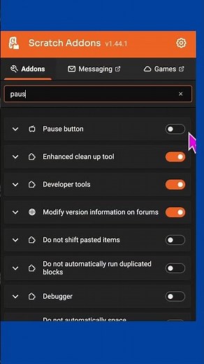 The EASIEST Way to Add a PAUSE Button in Scratch